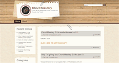 Desktop Screenshot of chordmastery.com