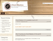 Tablet Screenshot of chordmastery.com